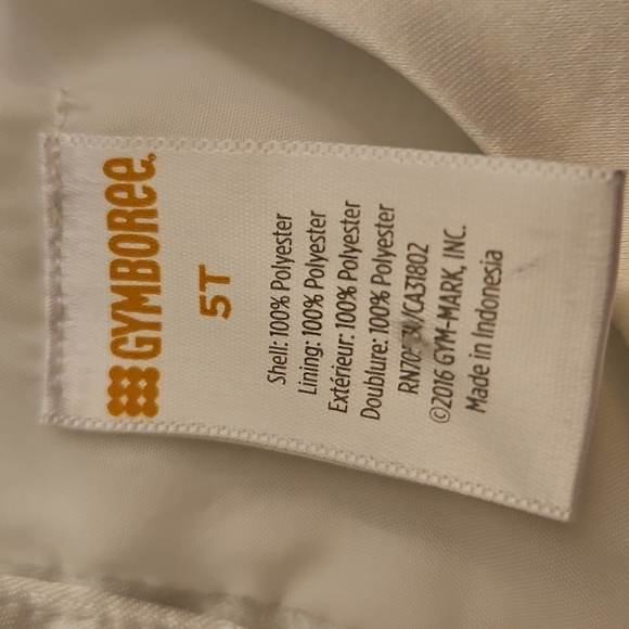 GYMBOREE Black and White Striped Satin Bow Formal Dress - Picture 9 of 10